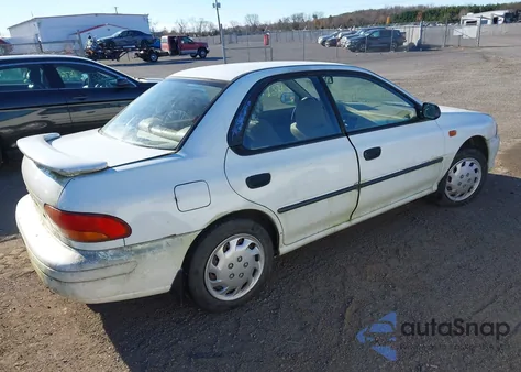 1997 Subaru Impreza L z USA, uszkodzony, nr VIN JF1GC435XVH512108
